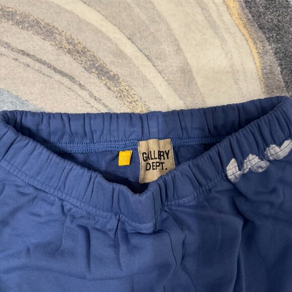 Gallery Dept Painted Flare Sweatpants Blue Size Large - Picture 2 of 3